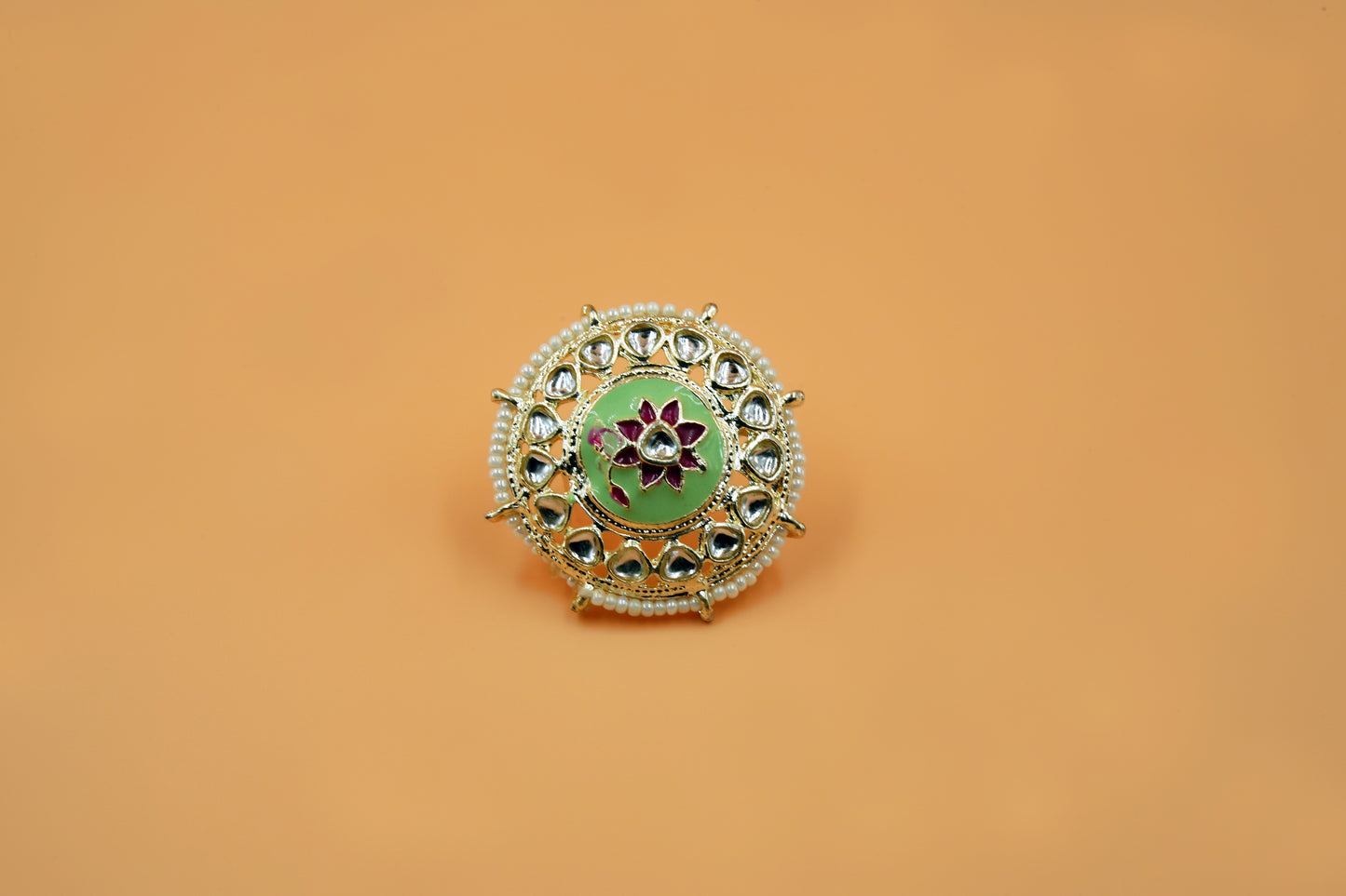 Meenakari Adjustable Ring