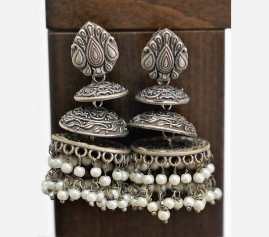 Tradional style 3 Layer Chandelier-earring