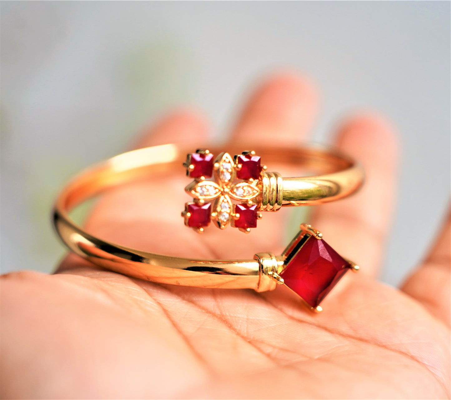 Rose gold Ruby Bracelet